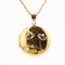 French Natural Pearl and 18 Karat Yellow Gold Opening Pendant, 1900s, Image 3