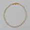 Antique 18 Karat Yellow Gold Clasp Three Row Cultured Pearl Necklace 3