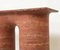 Red Travertine Console, Italy 5