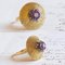 Vintage 18K Gold, Diamond and Ruby ​​Ring, 1940s 4