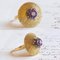 Vintage 18K Gold, Diamond and Ruby ​​Ring, 1940s, Image 4