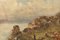 Pintura antigua, óleo sobre lienzo, L. Gignous, vista desde la costa alta, Imagen 2