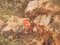 Antikes Gemälde, Öl auf Leinwand, L. Gignous, Blick von der Hohen Küste 6