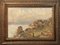 Antique Painting, Oil on Canvas, L. Gignous, View from High Coast 1