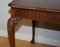 Queen Anne Burr Walnut Coffee Table with Carved Legs, 1930s 9