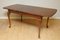 Queen Anne Burr Walnut Coffee Table with Carved Legs, 1930s 11