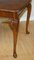 Queen Anne Burr Walnut Coffee Table with Carved Legs, 1930s, Image 3