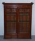 Hardwood Wall Bookcase or Cabinet with Glazed Doors 6