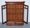 Hardwood Wall Bookcase or Cabinet with Glazed Doors 3