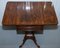 19th-Century Hardwood Work Table with Drop Leaves and Two Drawers 3