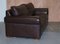 Garrick 3-Seater Brown Leather Sofa from Duresta 11