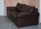 Garrick 3-Seater Brown Leather Sofa from Duresta 9