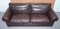 Garrick 3-Seater Brown Leather Sofa from Duresta 5