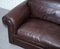 Garrick 3-Seater Brown Leather Sofa from Duresta 6