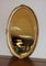 Vintage Oval Gold Wall Mirror 1