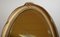 Vintage Oval Gold Wall Mirror, Image 6