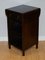 Vintage Hardwood Side Table with Drawer and Shelves 7