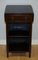 Vintage Hardwood Side Table with Drawer and Shelves 8