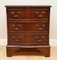 Georgian Style Flamed Hardwood Chest of Drawers 1