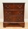 Georgian Style Flamed Hardwood Chest of Drawers, Image 1