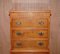 Georgian Burr Yew Wood Tallboy Chest of Drawers 5