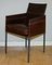 Vintage Texas Dining Chairs in Brown Leather and Steel by Karl Friedrich Förster, Set of 4, Image 4