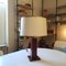 Lampe Mid-Century en Acajou 8