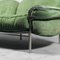 Vintage 2-Seater Sofa in Metal & Fabric, 1970s, Image 2
