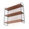 Hanging Bookcase with 3 Shelves, 1960s 7