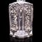 Vintage Portuguese Glass Whiskey Decanter with Silver Decoration, 1970s, Image 7