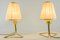 Tischlampen mit Stoffschirmen von Rupert Nikoll, Wien, 1950er, 2er Set 5