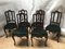 Vintage Louis XV Style Oak Dining Chairs, 1940s, Set of 6 24