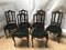 Vintage Louis XV Style Oak Dining Chairs, 1940s, Set of 6, Image 24