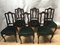 Vintage Louis XV Style Oak Dining Chairs, 1940s, Set of 6 2