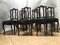 Vintage Louis XV Style Oak Dining Chairs, 1940s, Set of 6, Image 6
