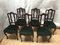 Vintage Louis XV Style Oak Dining Chairs, 1940s, Set of 6 7