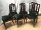 Vintage Louis XV Style Oak Dining Chairs, 1940s, Set of 6, Image 3