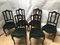 Vintage Louis XV Style Oak Dining Chairs, 1940s, Set of 6 8