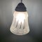 Pendant Lamp in Frosted Pressed Glass 4