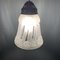 Pendant Lamp in Frosted Pressed Glass 3