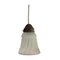 Pendant Lamp in Frosted Pressed Glass 1