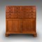 Antique English Victorian Walnut Butler's Cabinet, Image 1