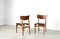 Stühle aus Teak & Kunstleder, 1960er, 4er Set 1