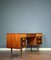 Walnut and Beech Concave Desk by Gunther Hoffstead for Uniflex, 1960s 4