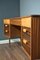 Walnut and Beech Concave Desk by Gunther Hoffstead for Uniflex, 1960s, Image 7