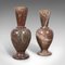Antique English Victorian Decorative Posy Vases, Set of 2 2