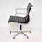 Sedia da scrivania EA108 vintage in pelle di Charles Eames per ICF, anni '70, Immagine 4