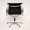 Sedia da scrivania EA108 vintage in pelle di Charles Eames per ICF, anni '70, Immagine 10