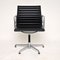 Vintage Leather EA108 Desk Chair by Charles Eames for ICF, 1970s, Image 3