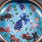 Large Antique Chinese Cloisonne Fish Bowl in Ceramic, 1900s 7
